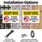 Signmission No Guns Allowed Beyond This Point OSHA Security Notice Sign, Plastic, 10in W x 7in L, 2PK OS-2PACK-SN-P-710-L-11611 - alternate 4